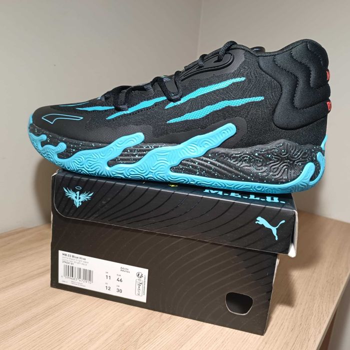 Puma MB.03 "Blue Hive" r. 46 (30 cm) Black - Bright Aqua