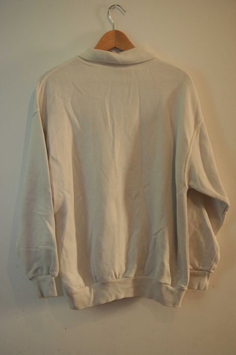 Polo Branco de Manga Comprida