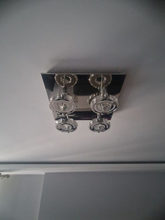 Zestaw lamp led Glamor  do salonu i jadalni.