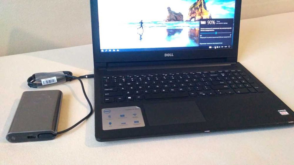 Павербанк для ноутбука Dell + зарядка Делл 45W 2в1