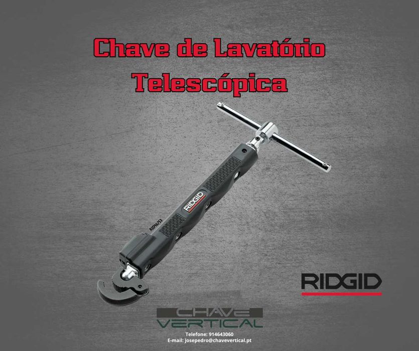 Chave de Lavatório Telescópica RIDGID   JR19