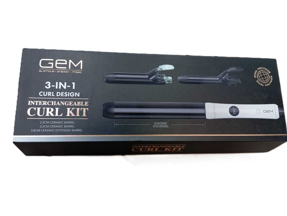Nowa Lokówka 3-in-1 Gem  Interchangeable Curl  Kit/ Nowy Lombard/Bytom
