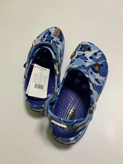 Crocs bape aape baby milo balenciaga supreme chrome hearts кроксы