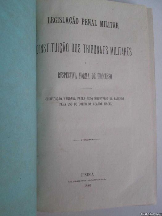 Legislação Penal Militar (1886)