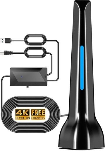 Antena wewnętrzna DVB-T2 ze wzmacniaczem