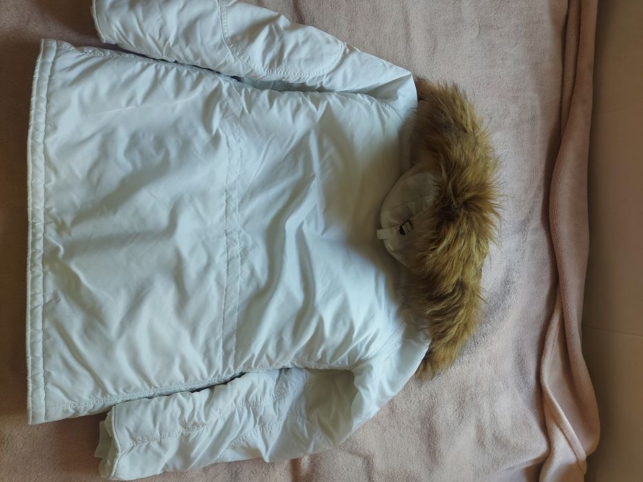 Alpha Industries N-3B Parka biała size M-L  alaska Jak Nowa