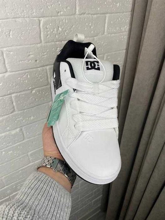 !SALE! DC Shoes Court Graffik White Black 40 41 42 43 44 45 дс белые