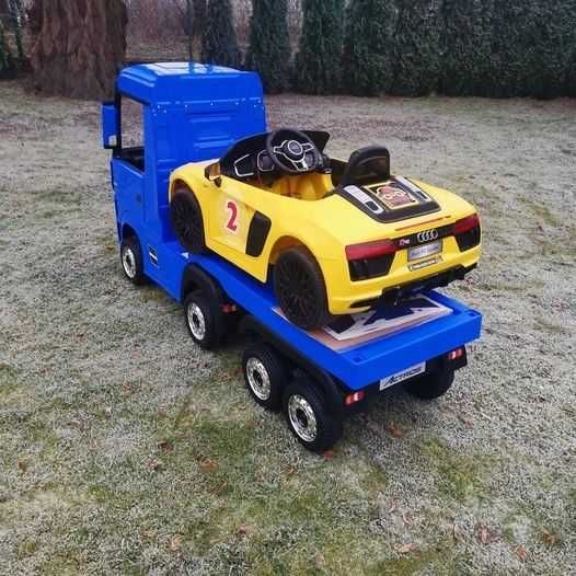 Tir na Akumulator Mercedes lakier Actros 4x4 Przyczepa