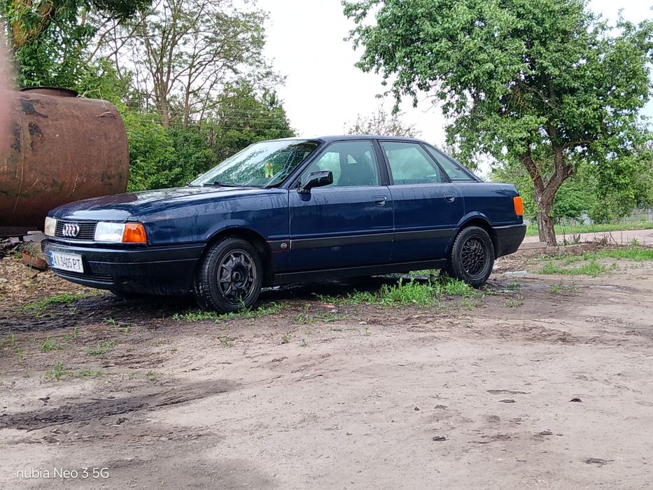 Audi 80 b3 1989року газ/бенз