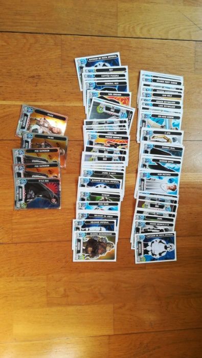 Cartas "Star Wars Force Attax TCG"
