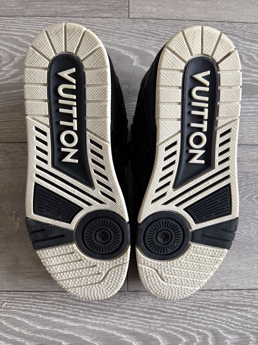 Buty Louis Vuitton LV Trainer Black Monogram Denim 41