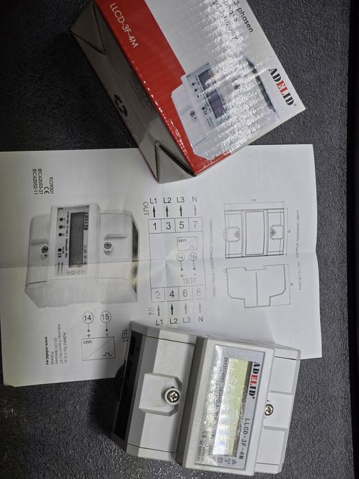 Licznik energi 3 fazowy Adelid