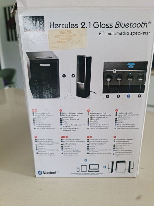 Sistema som 2.1 Bluetooth