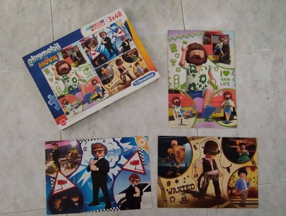 2 Puzzles (Patrulha Pata e Playmobil)