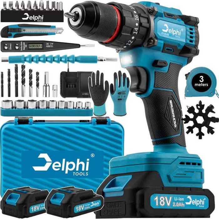 Wkrętarka udarowa Delphi Tools DT-CD-03 + Cały Zestaw! 50% Taniej