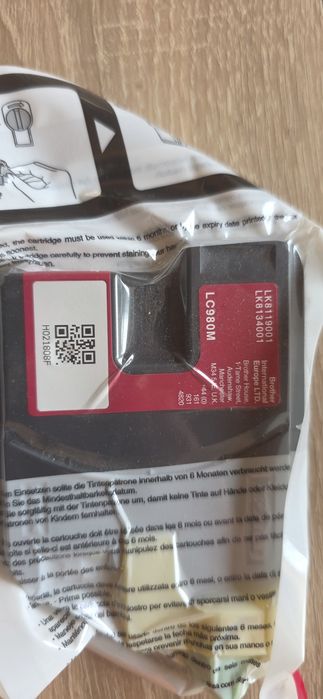 Tusze Brother LC980 komplet oryginalny plus drukarka Brother DCP375CW