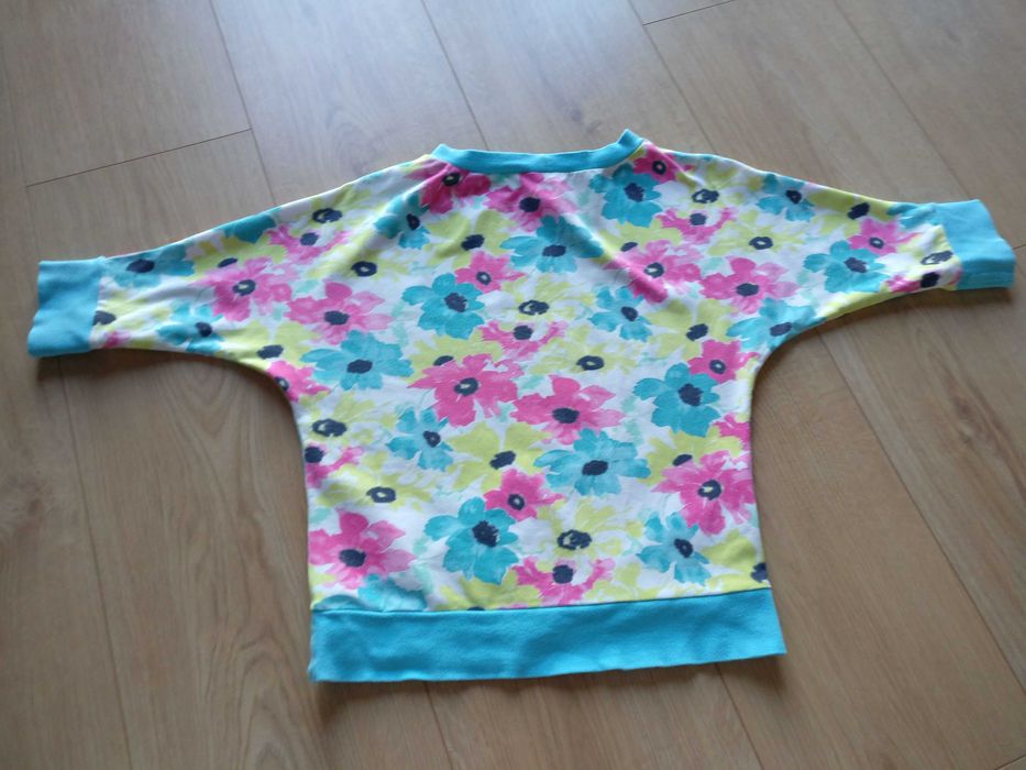 bluzka handmade kwiaty rozmiar S/36