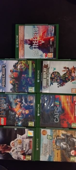 Gry na xbox one od 10zł do 40zł za sztukę
