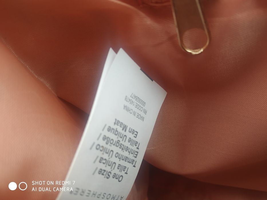 Brzoskwiniowa torebka Atmosphere