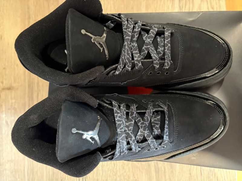 Jordan 3 Retro Black Cat Rozmiar 43
