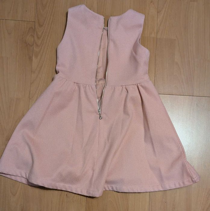 Vestido para menina, sem manga T6, usado da Ativo