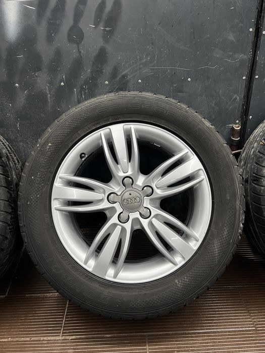 Koła Alufelgi Audi Q3 A4 5x112 17" ET43 7J 235/55r17 Dunlop