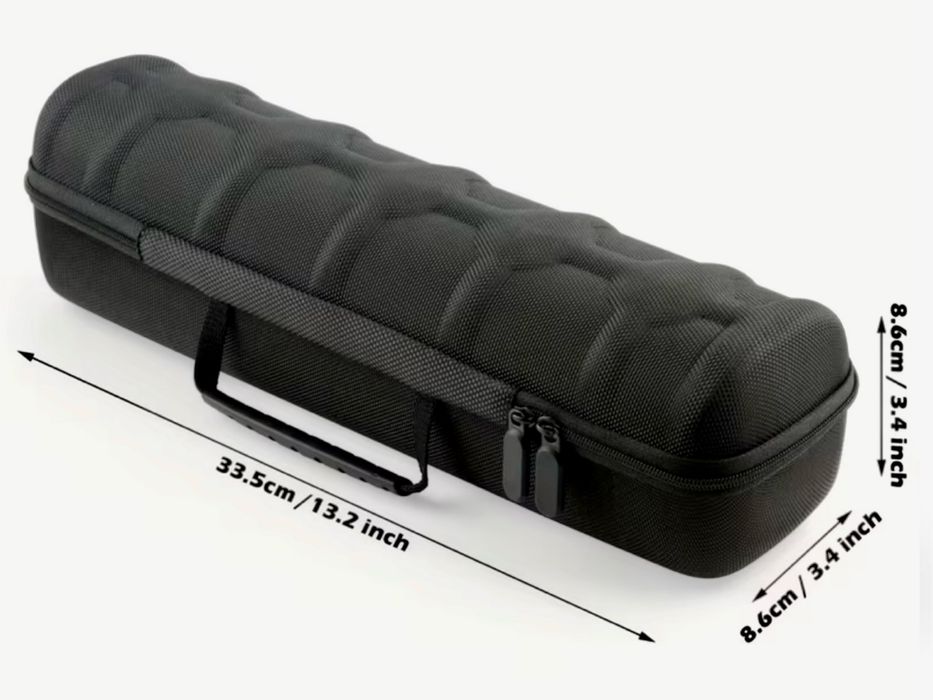 Premium etui organizer na 5 zegarków czarno-zielone pudełko case