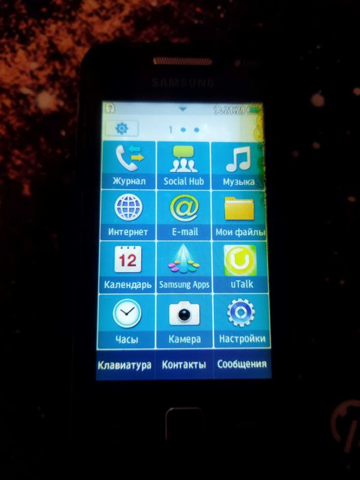 Телефон Samsung Duos GT C6712 (Сенсорный, Не Android)