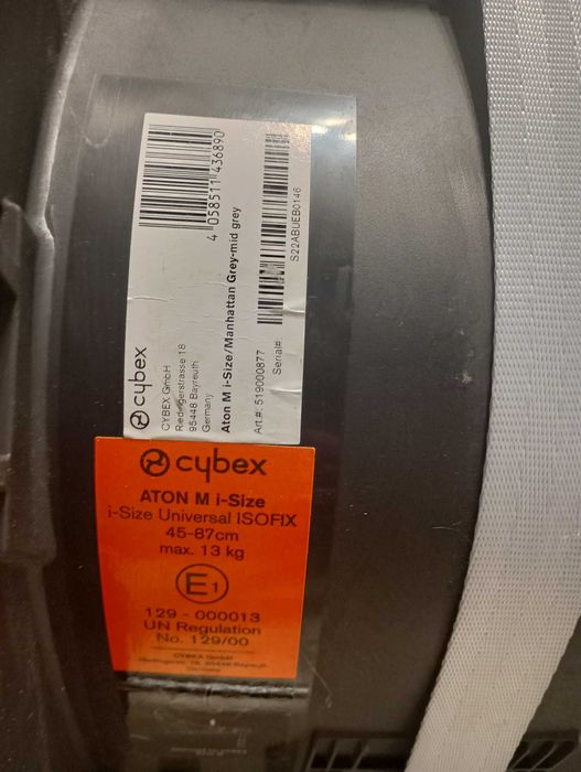 Fotelik samochodowy Cybex Aton M i-size