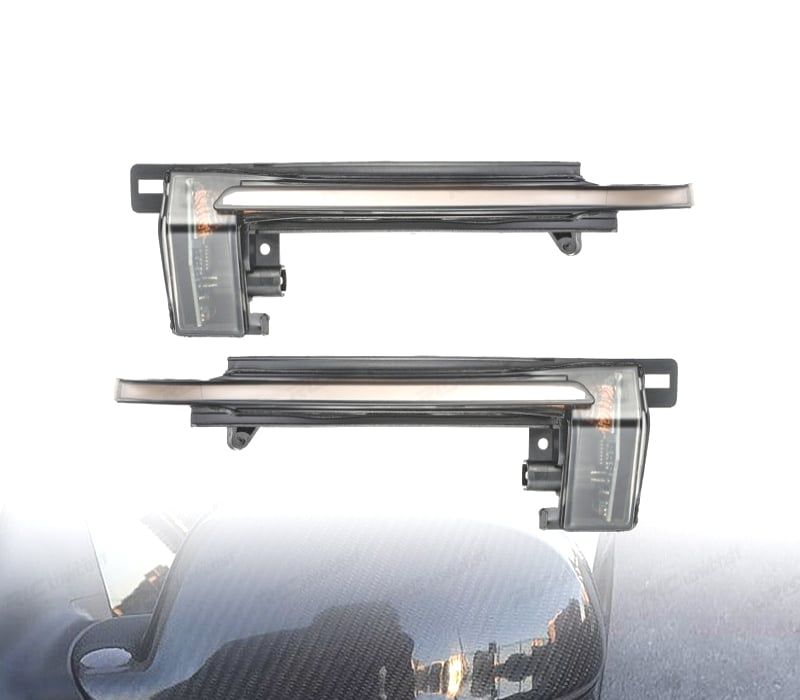 PISCAS LED DINAMICO DE ESPELHO AUDI A4 ESCURECIDOS FUMADO