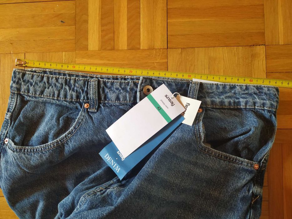 Baggy jeansy -  „szwedy” Sinsay rozmiar 42 baggy