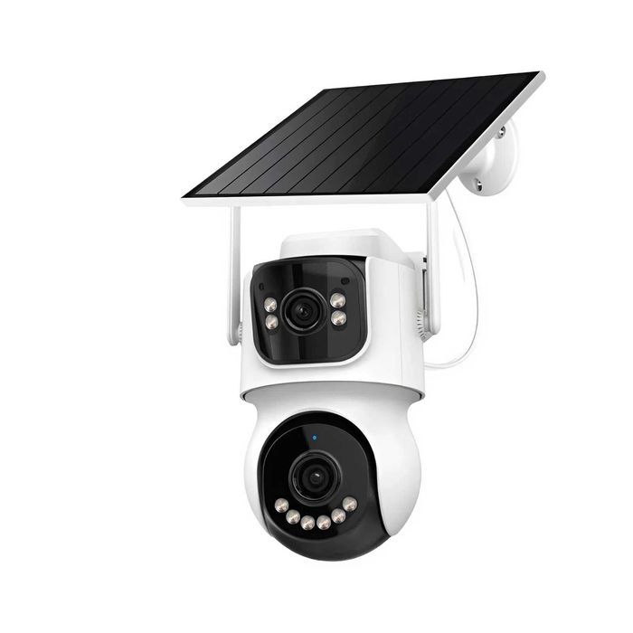 Вулична IP 4G LTE камера відеонагляду на сонячній панелі 8МП ICSEE TQ9