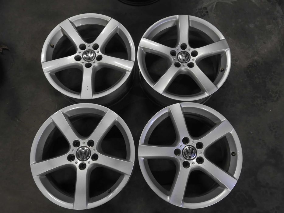 4×Alufelgi VW OE 17'' 7,5J 5x112 ET50 1T4  STAN BDB