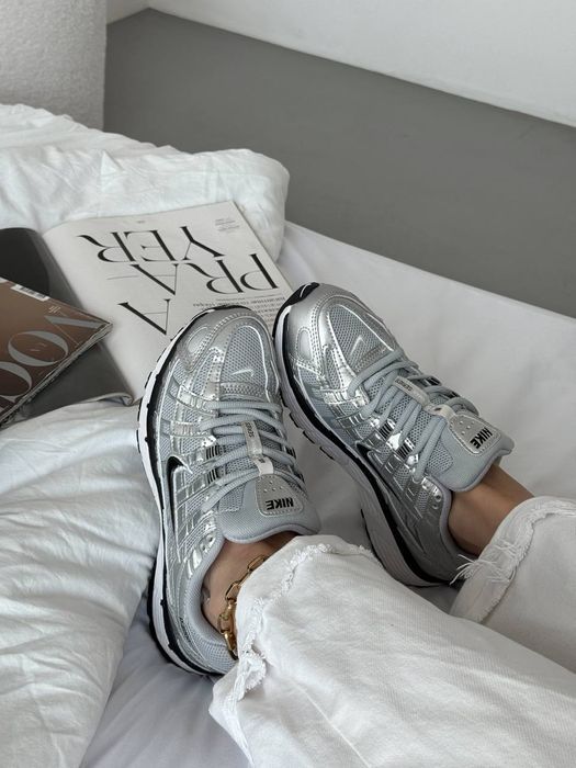Кросівки Кроссовки Nike P-6000 Silver White Кросовки демісезон