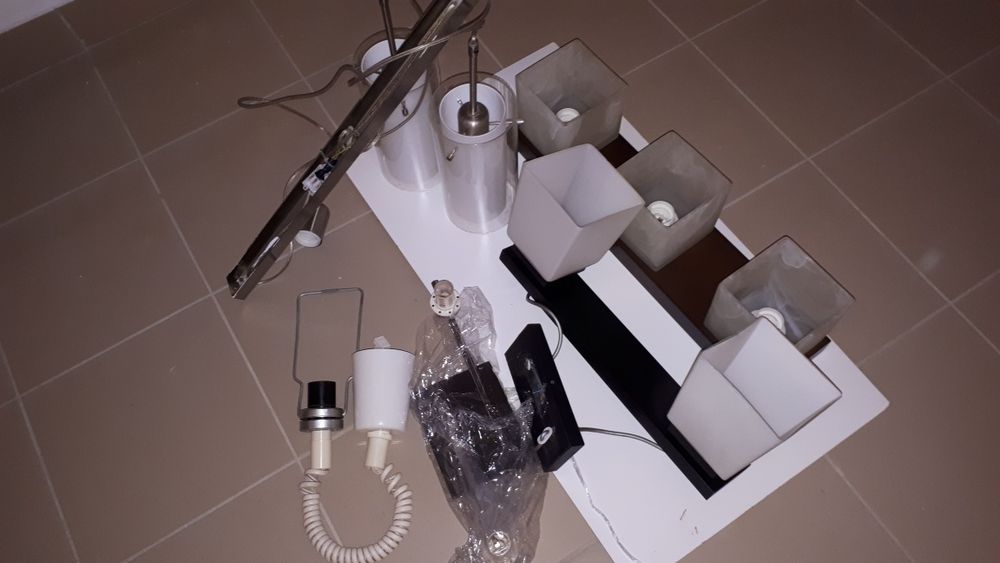 Żyrandol - lampy wiszące jak na zdjęciach - cena za wszystko