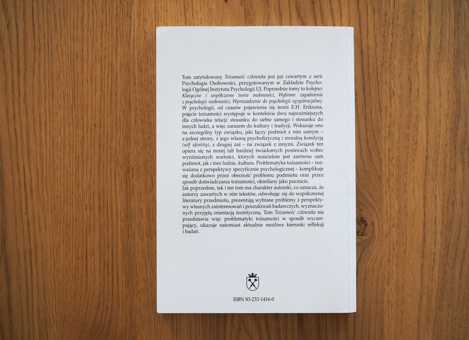 Tożsamość Człowieka Anna Gałdowa