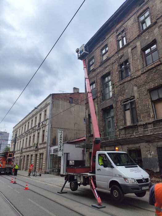 Usługi , wynajem podnośnik koszowy , zwyżka 22m