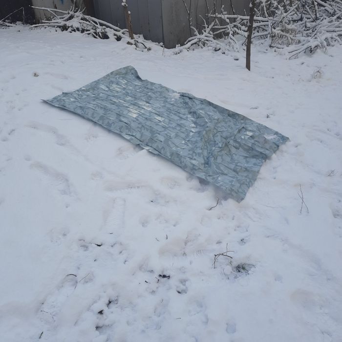 термоодеяло маскировочное военное тактическое камуфляж мультикам зима