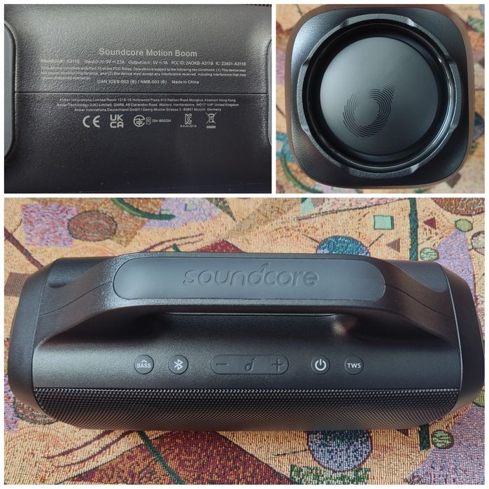 Музична бездротова bluetooth колонка Anker Soundcore Motion Boom 30Вт