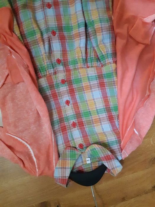 Urokliwy mega delikatny sweterek ombre cotton extra r 134