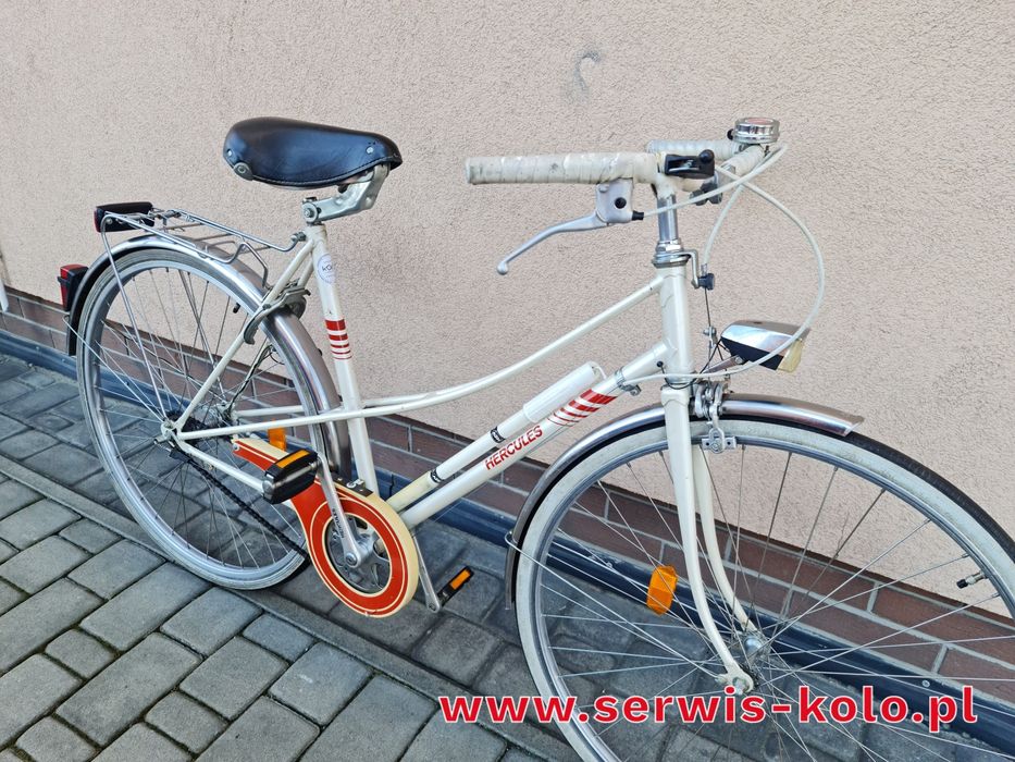 Rower damski miejski dwururka HERCULES koła 28 okazja rabat WYSYŁKA