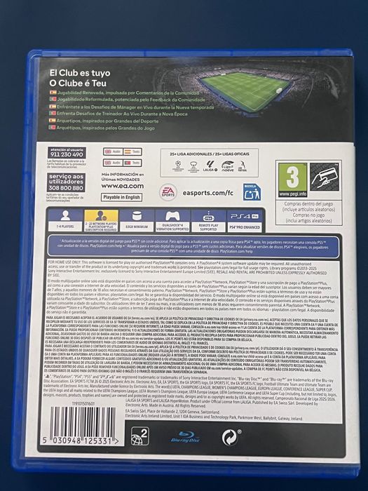Jogo FC 26 para a ps4