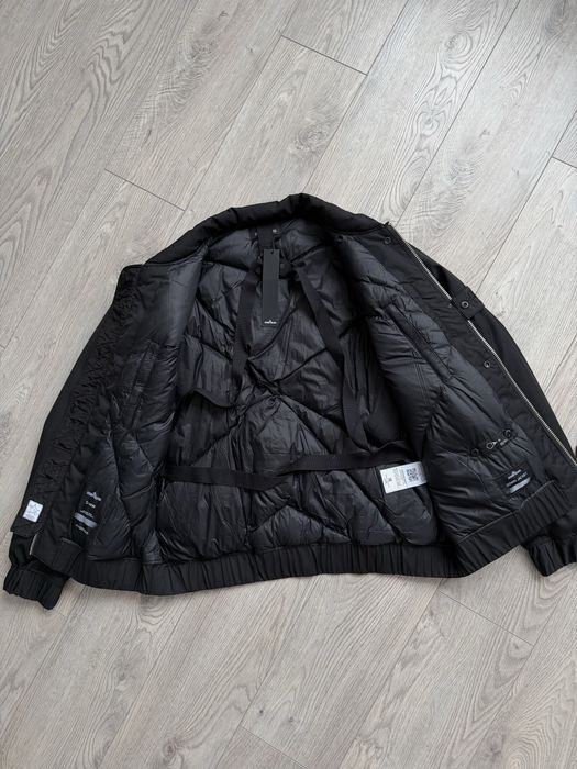 Бомбер на пуху Stone Island (куртка, пуховик)