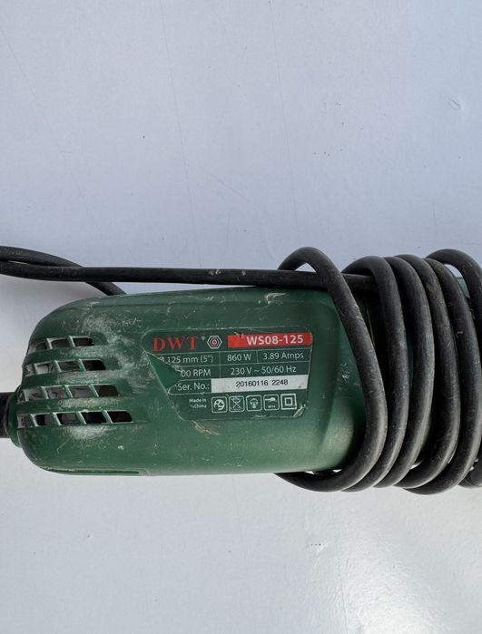 Кутова шліфмашина DWT WS08-125