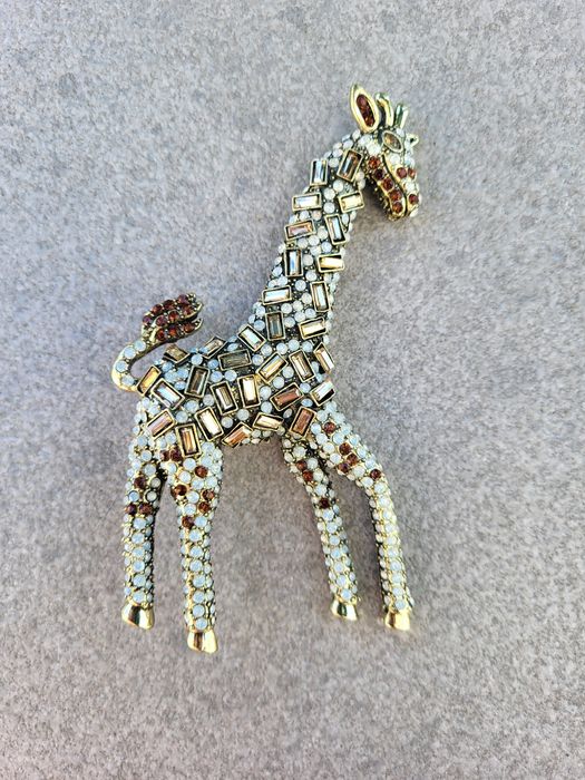 Broszka żyrafa  duża