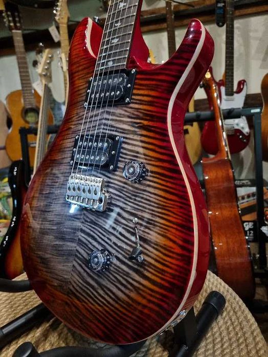 PRS SE Custom 24 Charcoal Cherry Burst gitara elektryczna PRSSECU44CG