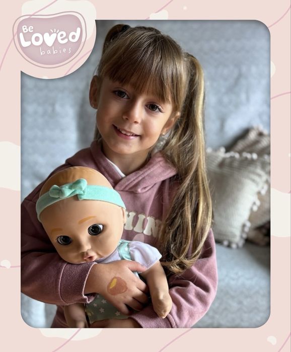 Реалістична лялька Be Loved, пупс, вінілова лялька, мʼяка лялька, реборн