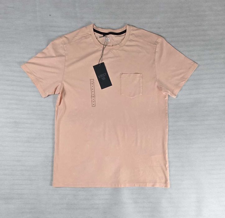 Koszulka VRST Men Size M Essential Pocket Tee Pink Crepe