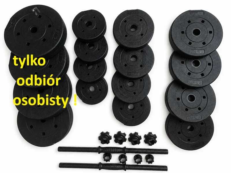Nowe hantle bitumiczne regulowane – 40 kg  tylko odbiór Bielsko Biała