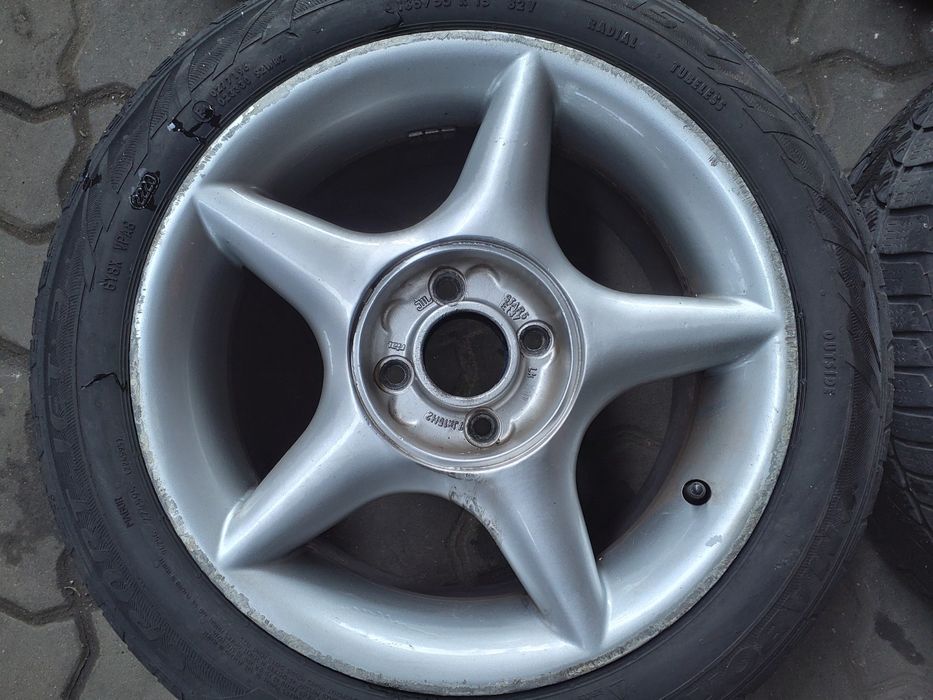 Jantes Vw  R15 Com Pneus 185/55 Furação 4X100